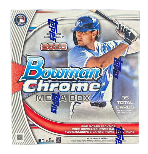 2025 Bowman Chrome Baseball Mega Box