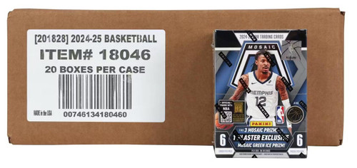 2024/25 Panini Mosaic Basketball Hobby Blaster 20 Box Case
