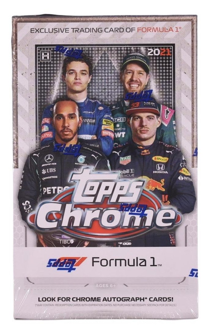 2021 Topps Chrome Formula 1 Racing Hobby Box