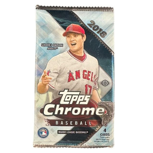 2018 Topps Chrome Baseball Hobby Pack