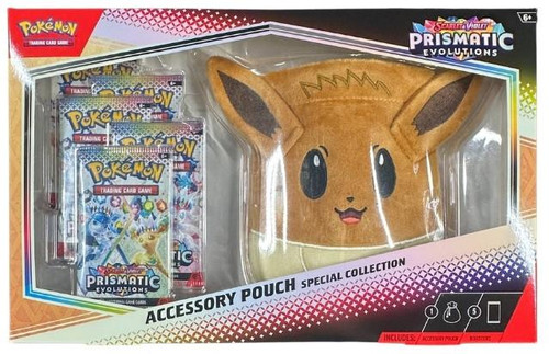 Pokemon Scarlet & Violet Prismatic Evolutions Accessory Pouch Special Collection Box
