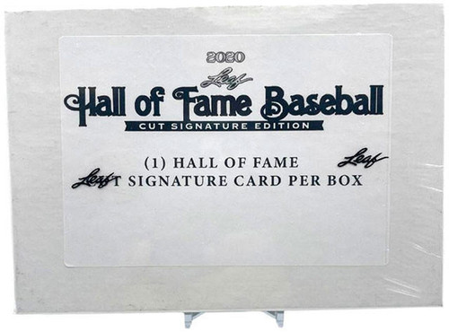 2020 Leaf Hall of Fame Cut Signature Edition Baseball Box