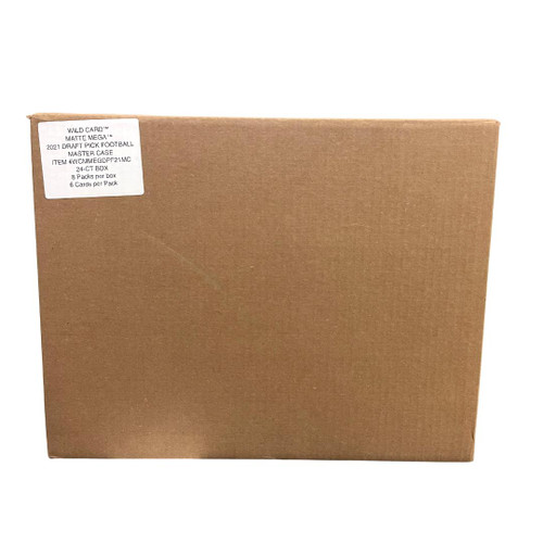 2021 Wild Card MATTE Football Mega 24 Box Case