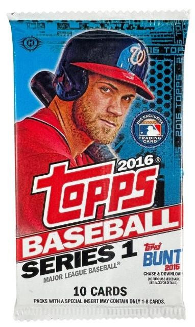 2016 Topps Series 1 Baseball Hobby Pack