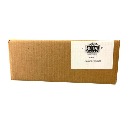 2021 Leaf Metal Draft Baseball Hobby 12 Box Case