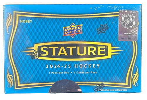 2024/25 Upper Deck Stature Hockey Hobby Box