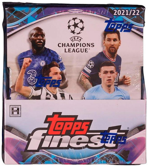 2021/22 Topps Finest UEFA Champions League Soccer Hobby Box