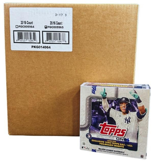 2025 Topps Series 1 Baseball Monster 20 Box Case