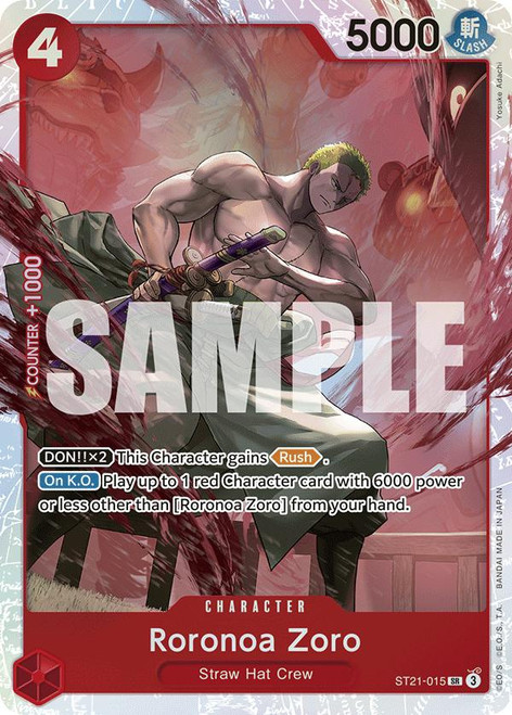 One Piece TCG: Gear5 Starter Deck Ex Deck Display