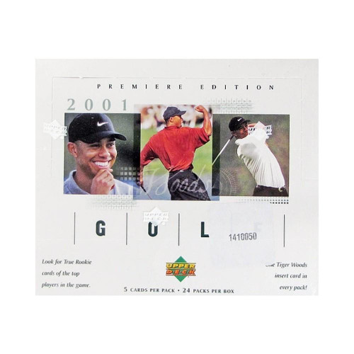 2001 Upper Deck Golf Hobby 12 Box Case