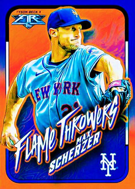 2022 Topps Fire Baseball Blaster Box