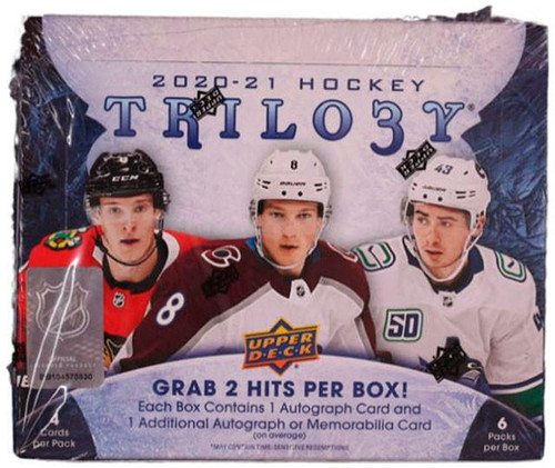 2020/21 Upper Deck Trilogy Hockey Hobby Box