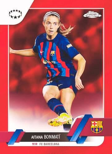 2022/23 Topps UEFA Women's Champions League Chrome Soccer Hobby Pack