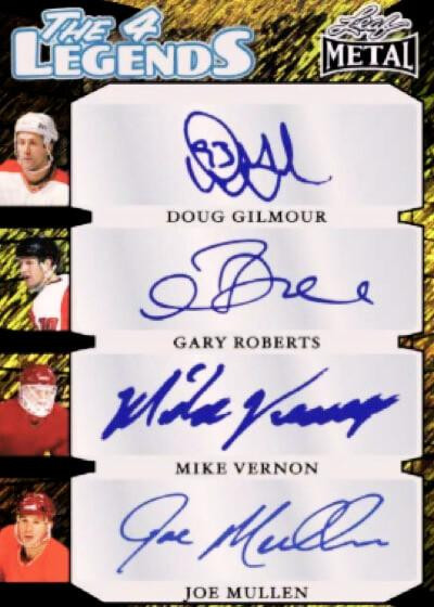 2025 Leaf Legends Metal Hockey 20 Box Case