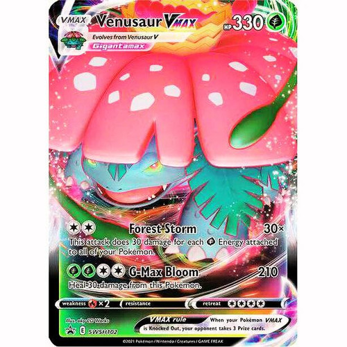 Pokemon Venusaur/Blastoise VMAX Battle 6 Box Case