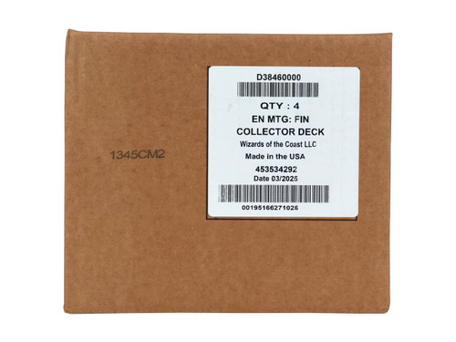 Magic: The Gathering Final Fantasy Collector Commander 4 Box Case