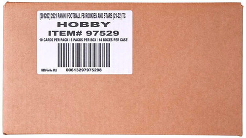 2021 Panini Rookies and Stars Football Hobby 14 Box Case