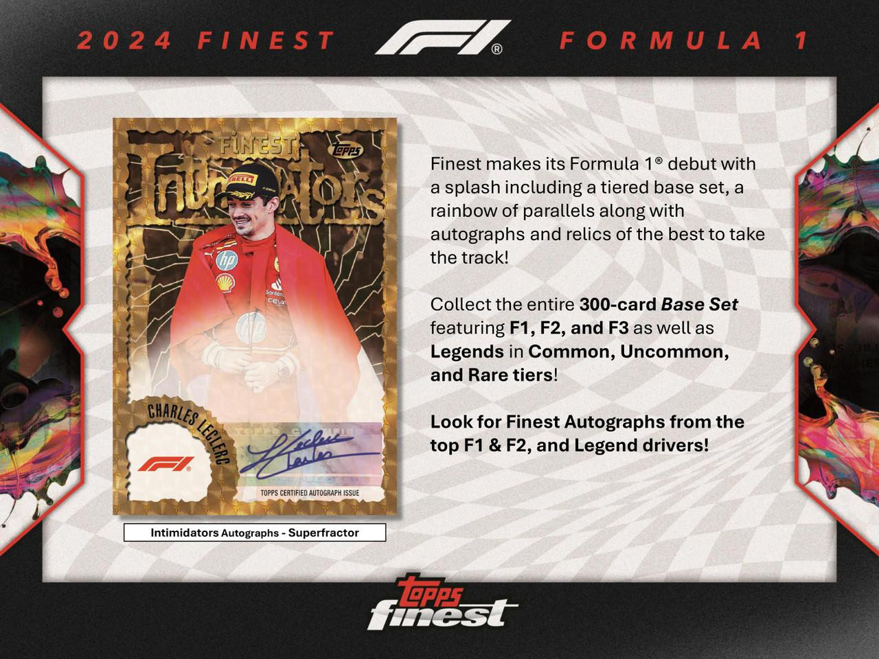 Image of 2024 Topps Finest Formula 1 Racing Hobby Box