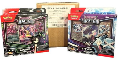 pokémon trading card game rival battle marnie deck Sealed Case Rival Battle Deck Marnie/Steven (3 of each)