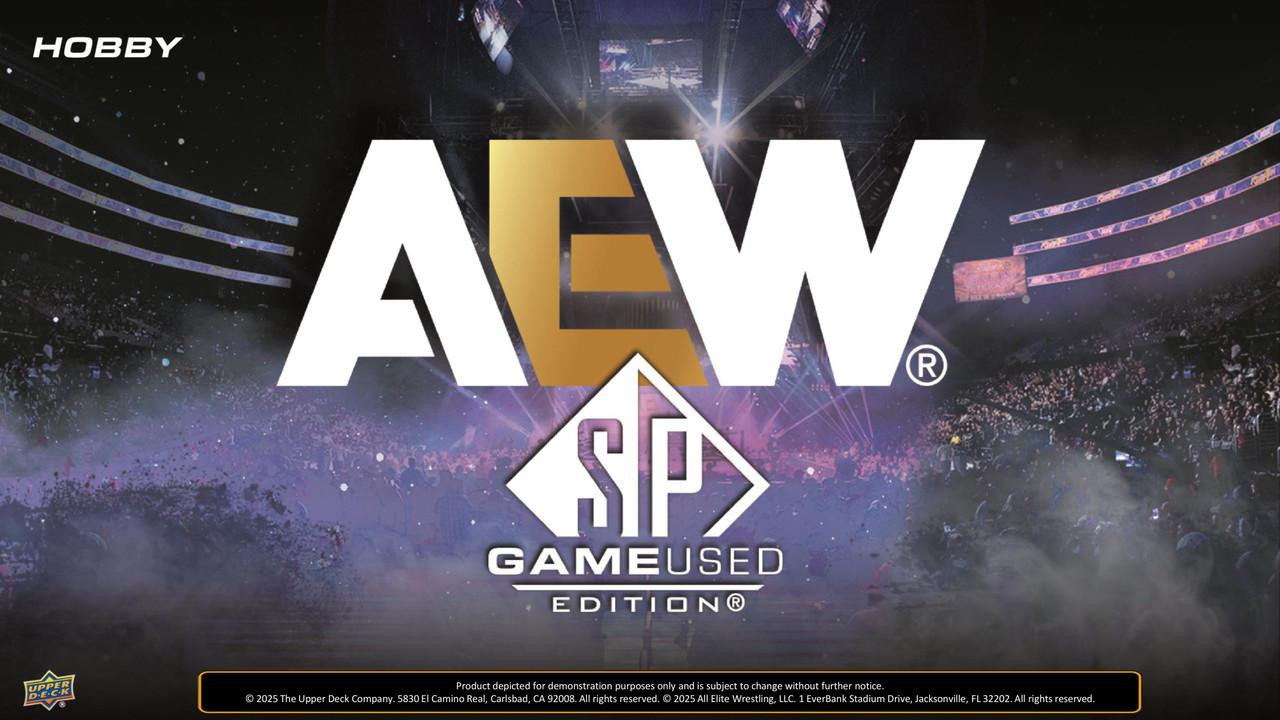 Image of 2025 Upper Deck SP Game Used AEW Hobby Box