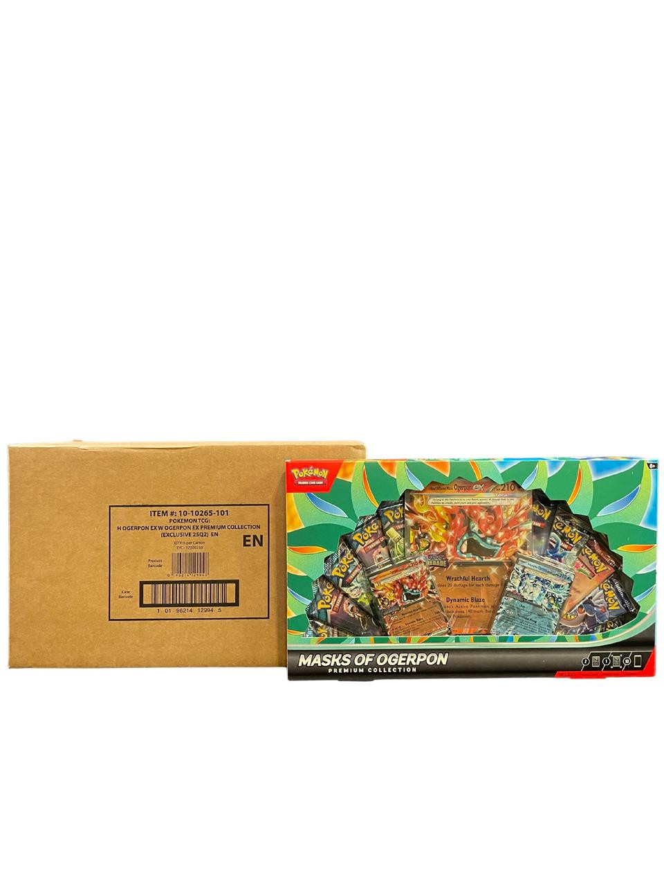 Image of Pokemon Masks of Ogerpon Premium Collection 6 Box Case