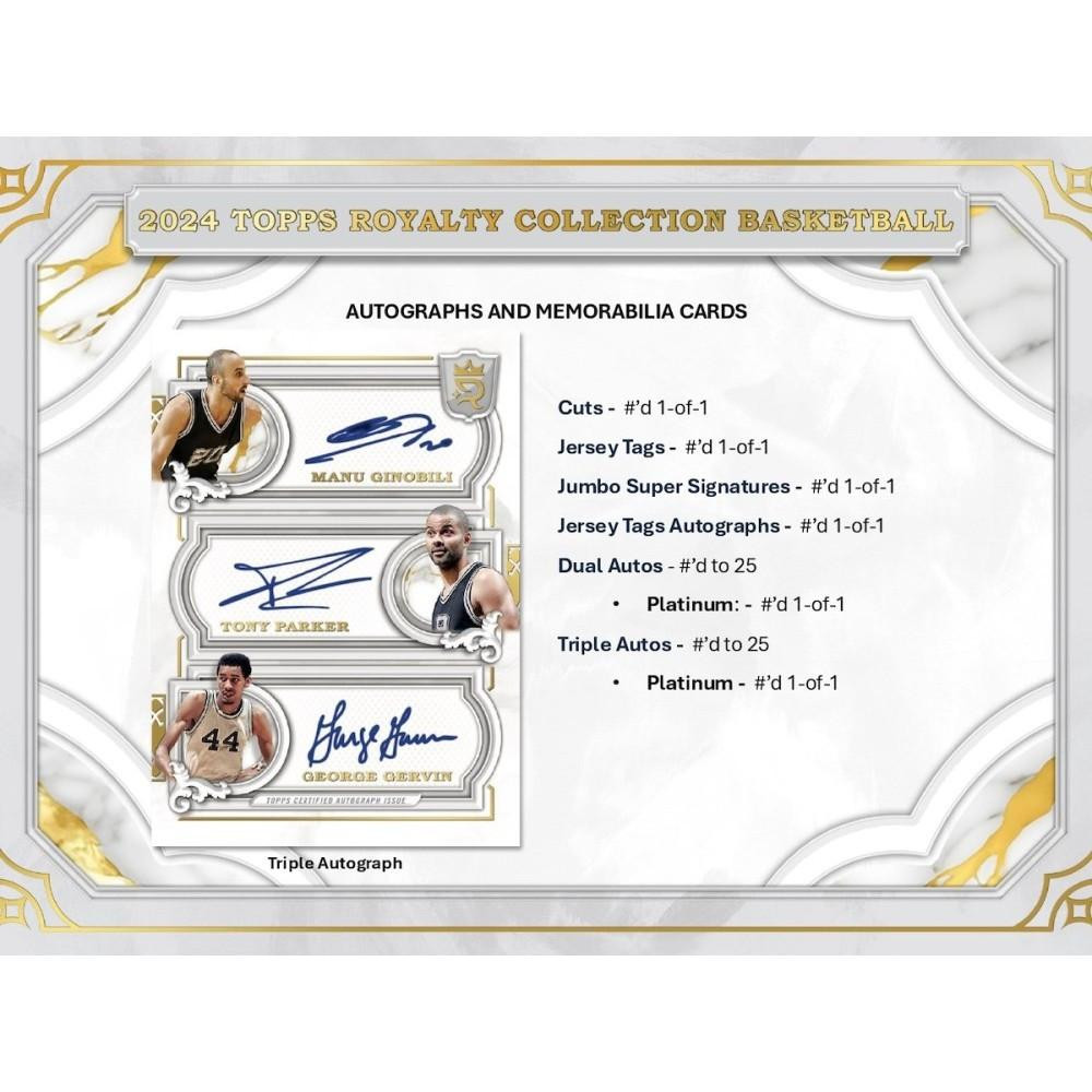 Image of 2023/24 Topps Royalty Basketball Hobby Box