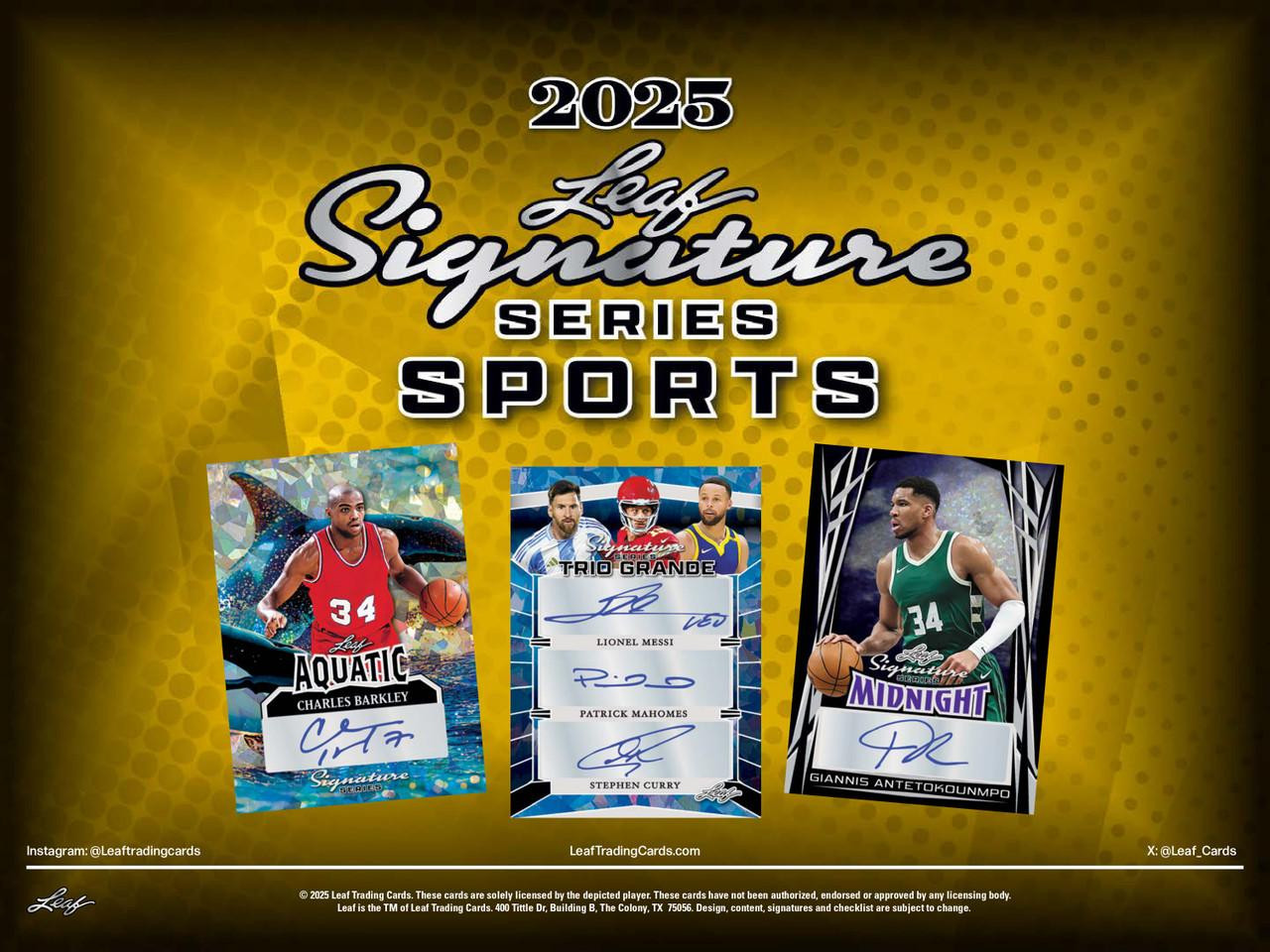 Image of 2025 Leaf Signature Series Multi-Sport Hobby Box