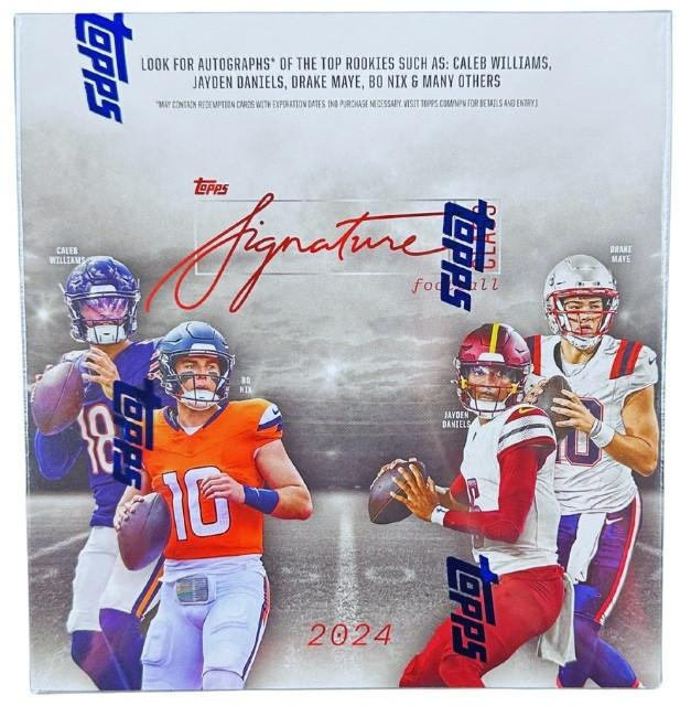 Image of 2024 Topps Signature Class Football Mega SE Box