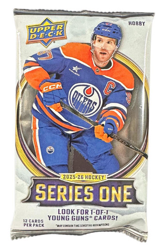 2025/26 Upper Deck Series 1 Hockey Hobby Pack