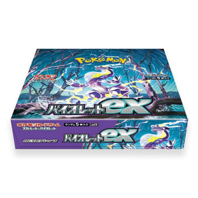 pokemon japanese violet ex booster box Scarlet & Violet SV1V Explore the power of the Legendary Pokémon Miraidon as Pokémon ex Pokemon TCG SV1V Scarlet &