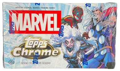 marvel topps chrome 2025 booster box 2025 Topps Chrome Marvel Deadpool Hobby, Pack main image 1
