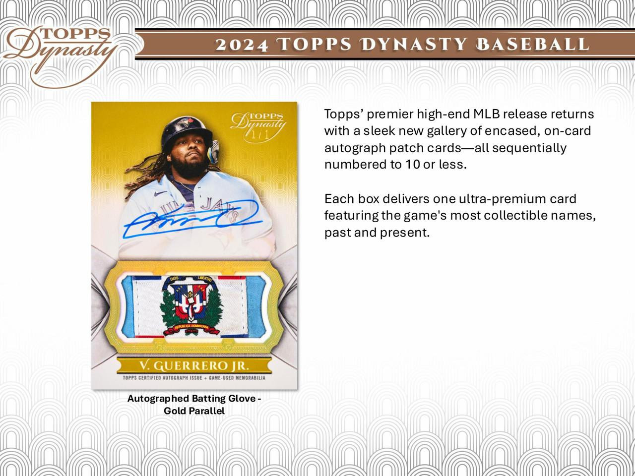 Image of 2024 Topps Dynasty Baseball Hobby Box
