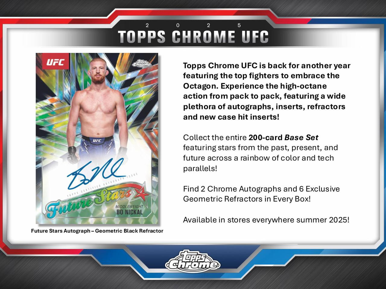 Image of 2025 Topps Chrome UFC Breaker's Delight Box