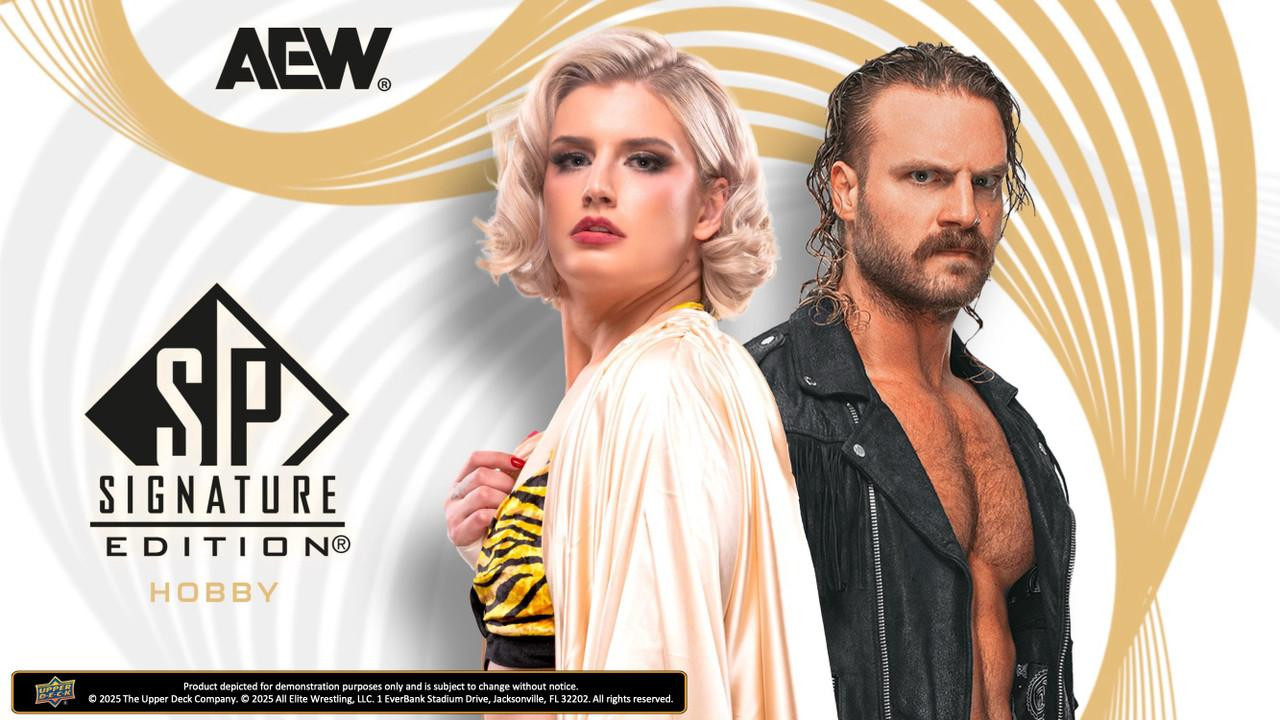 Image of 2025 Upper Deck SP Signature Edition AEW Wrestling Hobby Box