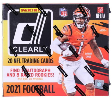 2021 Panini Clearly Donruss Football Hobby Box