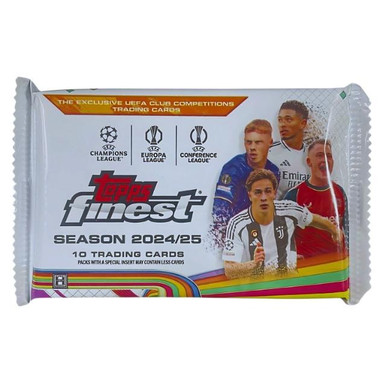 2024/25 Topps UEFA Club Competitions Finest Soccer Hobby Pack