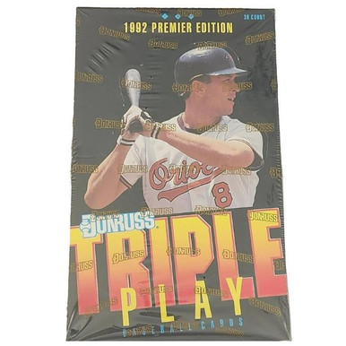 1992 Donruss Triple Play Baseball Hobby Box
