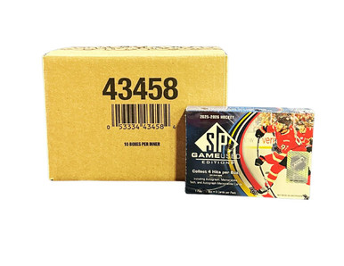 2025/26 Upper Deck SP Game Used Hockey Hobby 10 Box Case