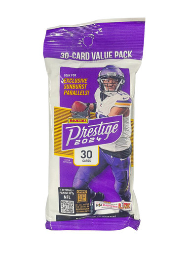 Panini NFL 2024 Prestige Football Fat Pack Trading Cards