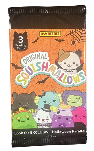 rare squishmallow cards Official Kellytoy Series 1 Trading (Pack of 3) : Toys & Games Compact pack design makes it easy to carry 2025 Panini Squishmallows Halloween Pack