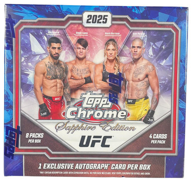 2025 Topps Chrome UFC Sapphire Edition Box