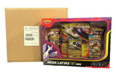 Pokemon Mega Evolution Mega Latias Ex Collection 6 Box Case