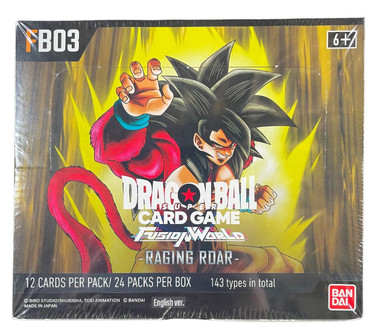 dragon ball raging roar booster box Super Fusion World FB03Japanese : Toys & Games featuring iconic imagery that captures the raw energy of the series Dragon Ball Super - Raging