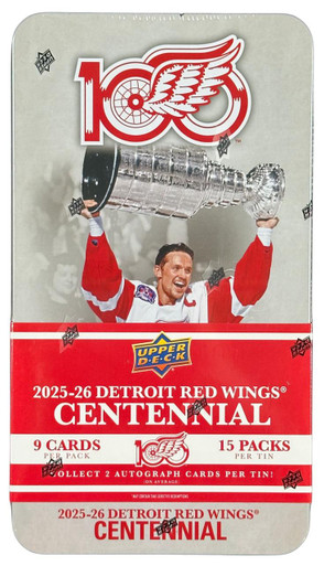 2025/26 Upper Deck Detroit Red Wings Centennial Hobby Box