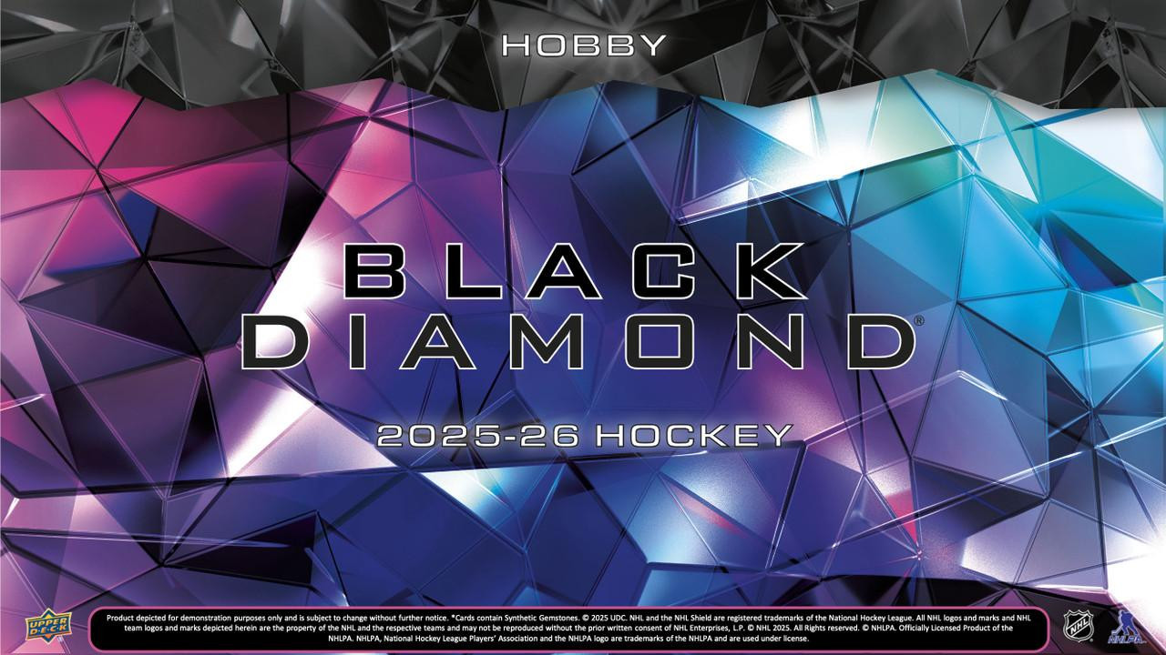 Image of 2025/26 Upper Deck Black Diamond Hockey Hobby Box