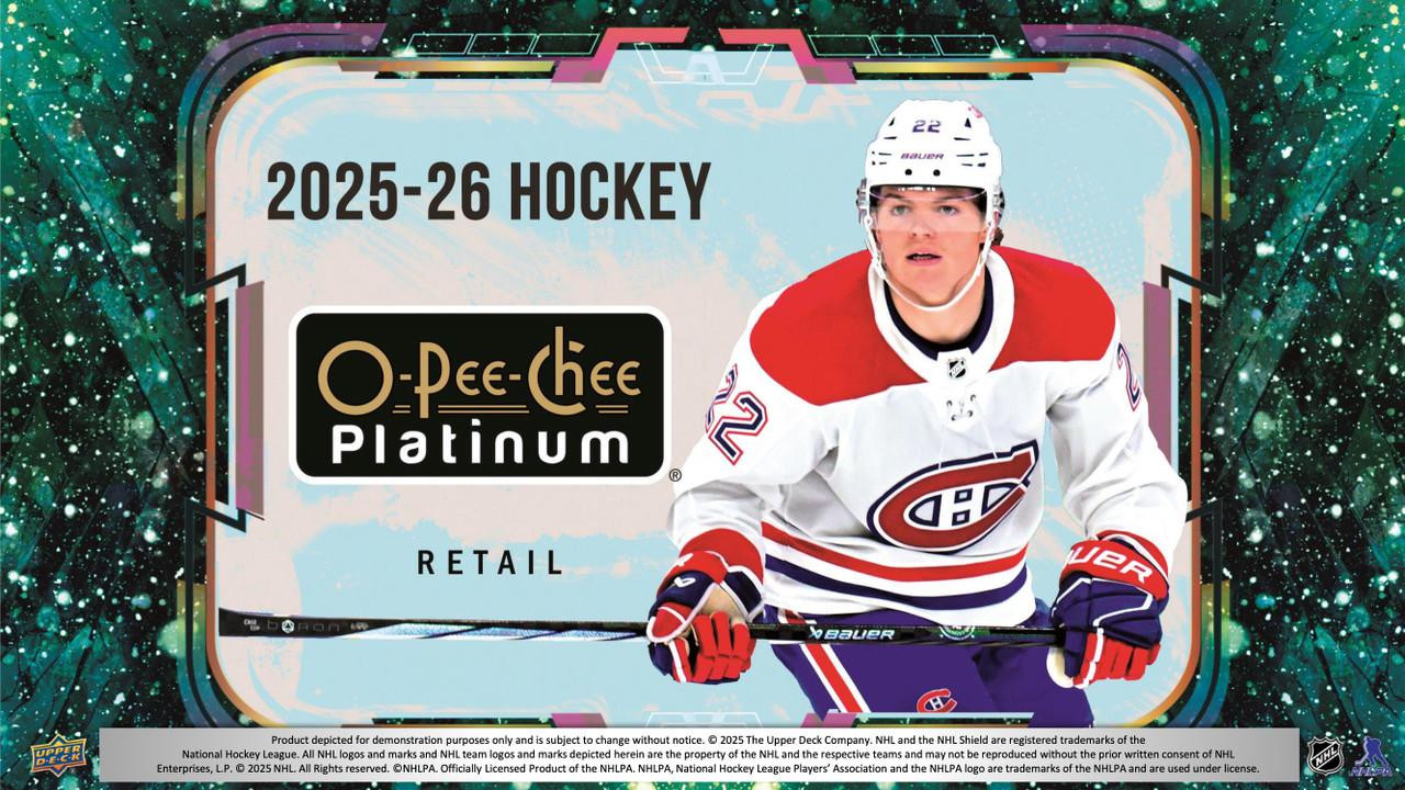 Image of 2025/26 Upper Deck O-Pee-Chee Platinum Hockey Blaster Box
