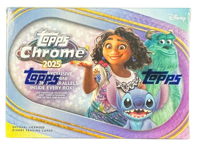 topps chrome disney 2025 booster box Pack English card base set 2025 Topps Chrome Disney -