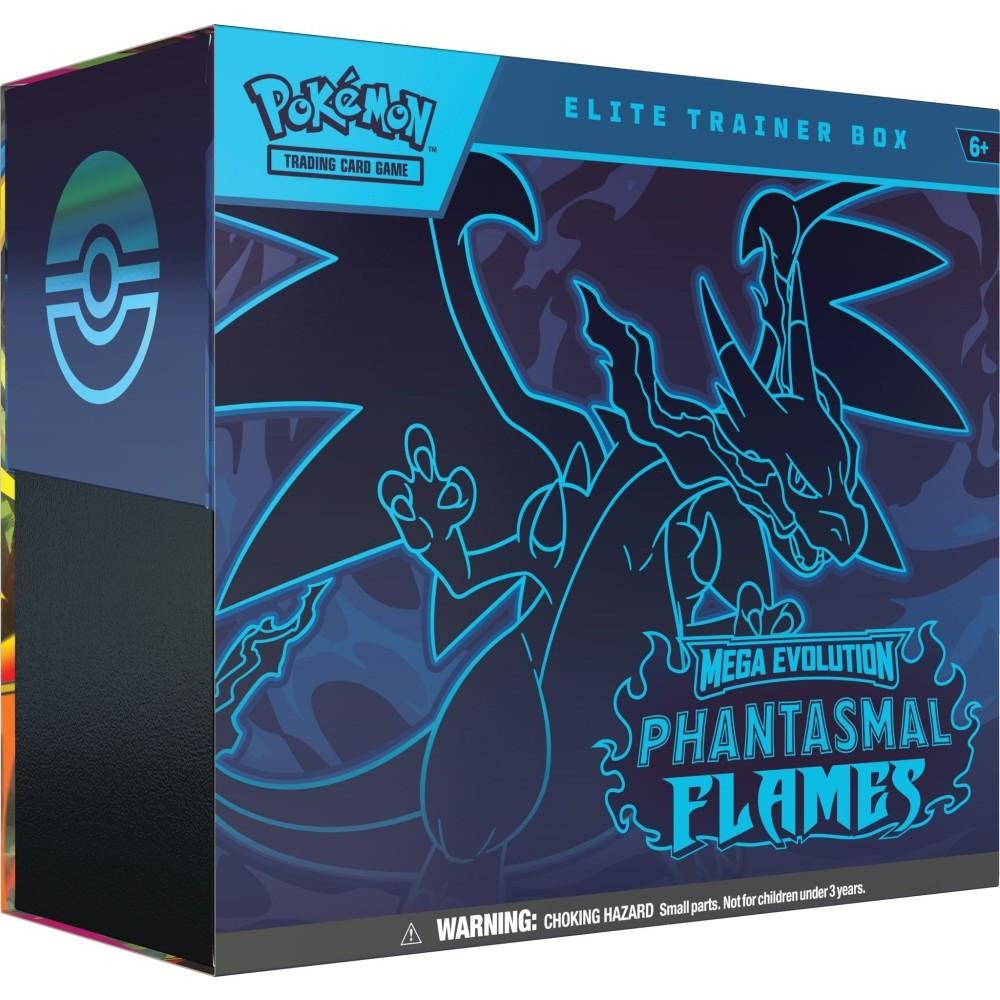 Image of Pokemon Mega Evolution Phantasmal Flames Elite Trainer Box
