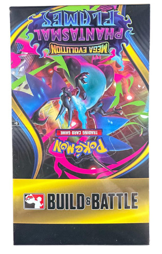 Pokemon Mega Evolution Phantasmal Flames Build & Battle 10 Box Display