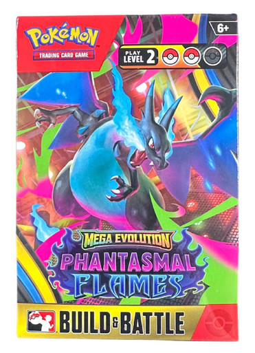 Pokemon Mega Evolution Phantasmal Flames Build & Battle Box